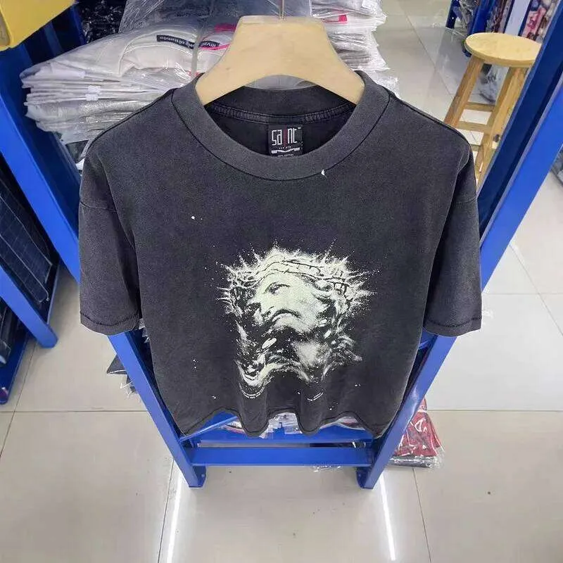 Saint Mxxxxxx 25SS Jesus Glow In The K Worn Out Print... From 9,95 