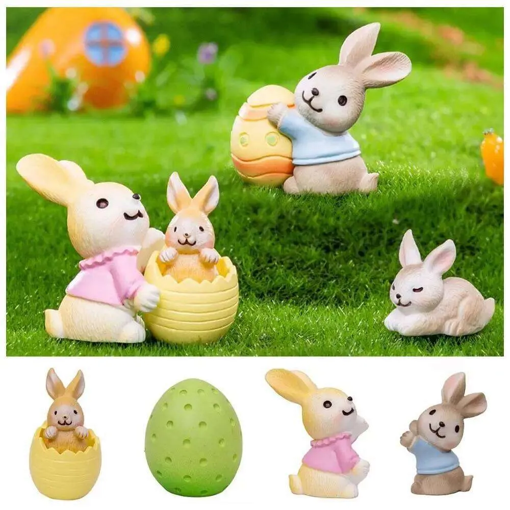 Multicouler Rabbit 26Y0226 Multicolor Mini Rabbit Figurines Resin... From Fabiano5468, $6. ...