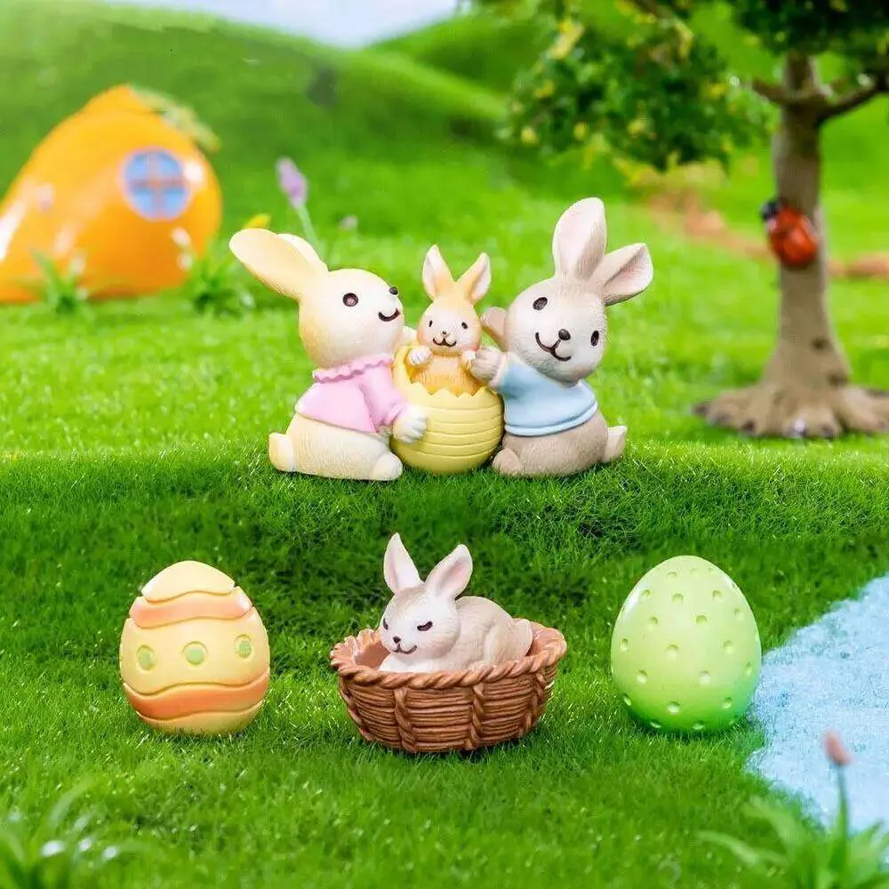 Multicouler Rabbit Mini Rabbit Peter Rabbit Figurines Multicolor... From Fabiano5468, $6.8 ...
