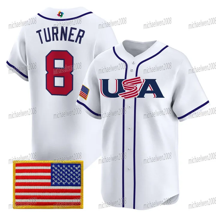 Team USA 2026 WBC Baseball Jersey Official World From
