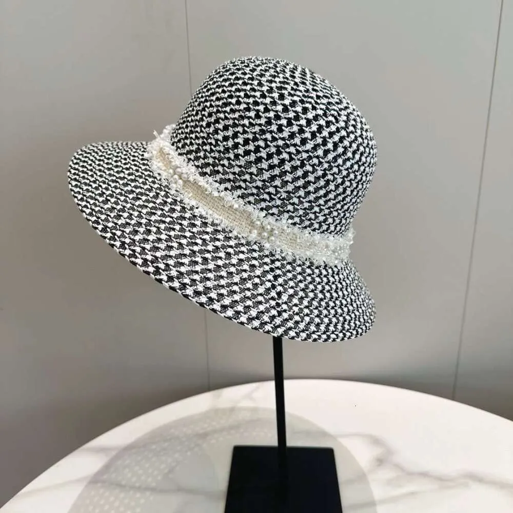 Designer Womens Pearl Straw Hat With Pearl Trim,... From  display picture 2