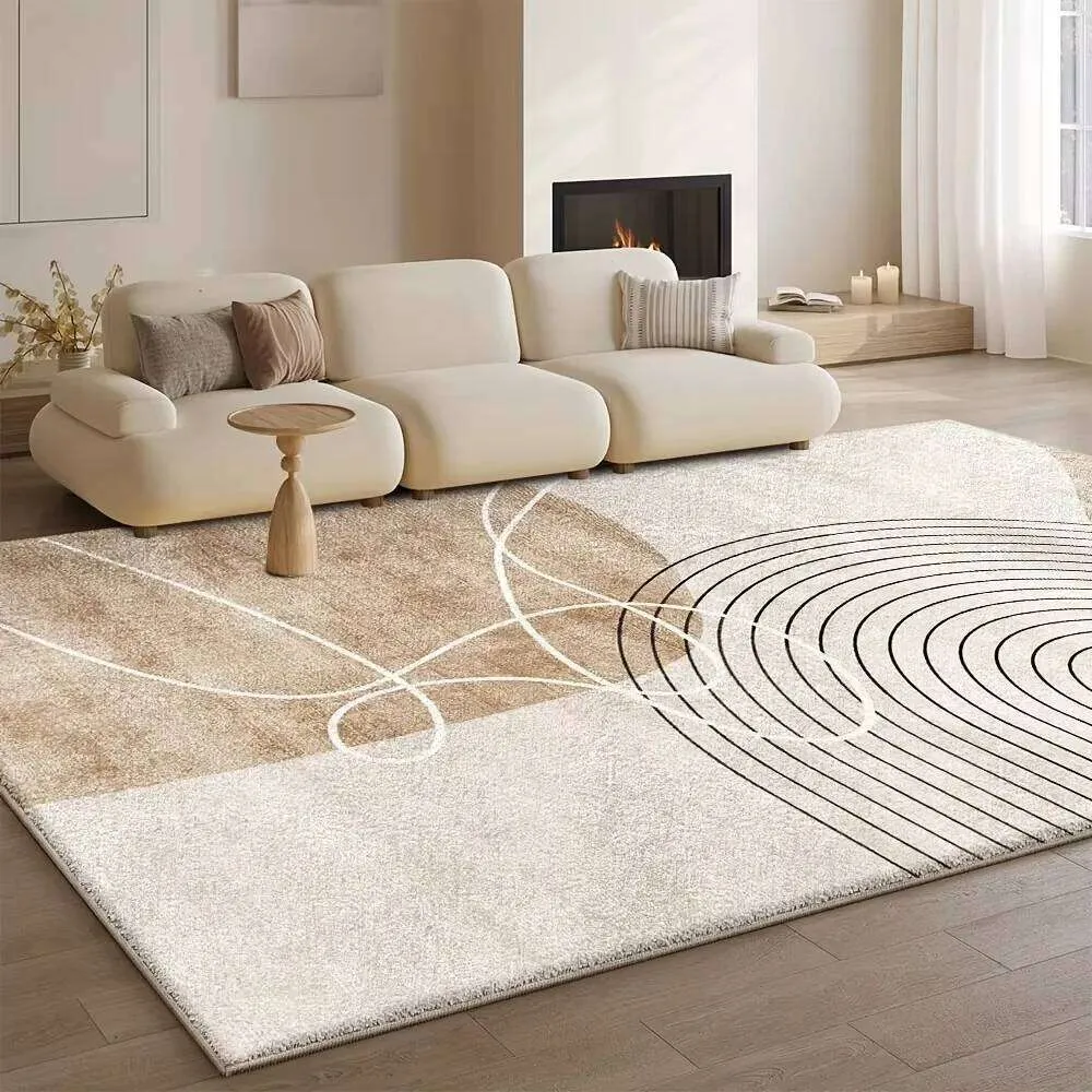 Flenno Rug VIKAMA Flannel Rug Large Non Slip Washable Carpet For Living Room ...