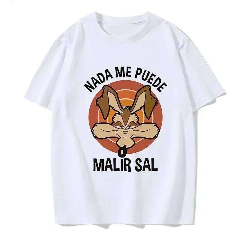 Komik Wile E Coyote Tee Gömlek Erkek Kadın Karikatür Yi TL253