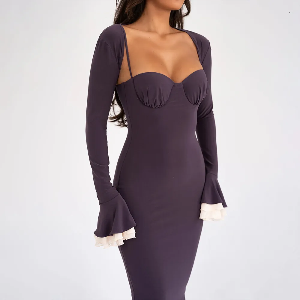 Sexy See Through Mesh Satin Dress, Long Sleeve Cut... From Lang01, $22.51  In Bulk | DHgate.Com