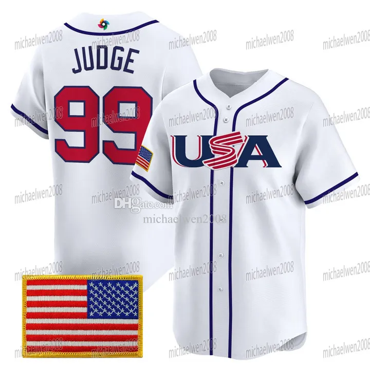 Team USA 2026 WBC Baseball Jersey Official World From