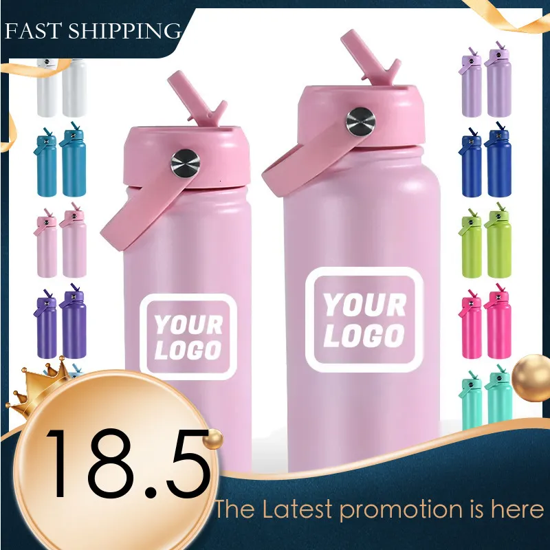 32Oz Stainless Steel Double Wall Insulated Vacuum Flask Water Bottle ...