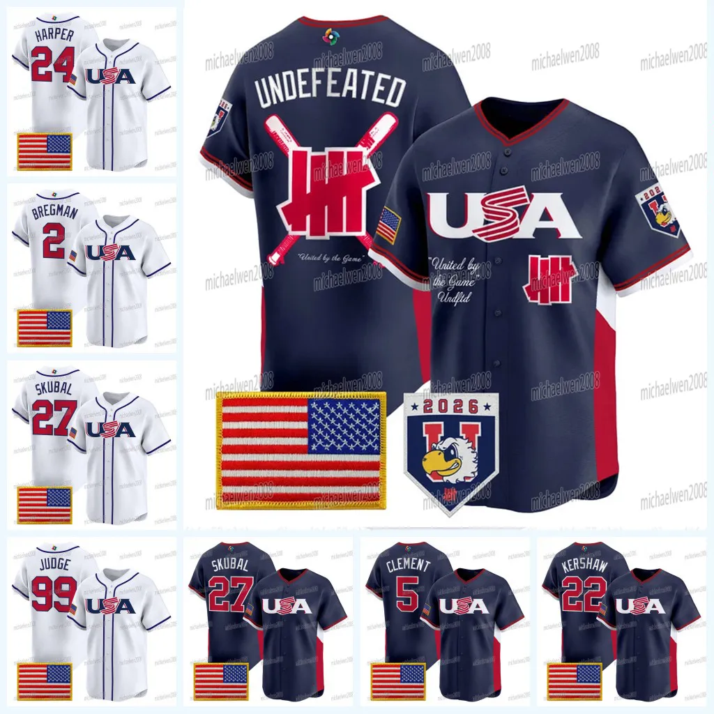Team USA 2026 WBC Baseball Jersey Official World From