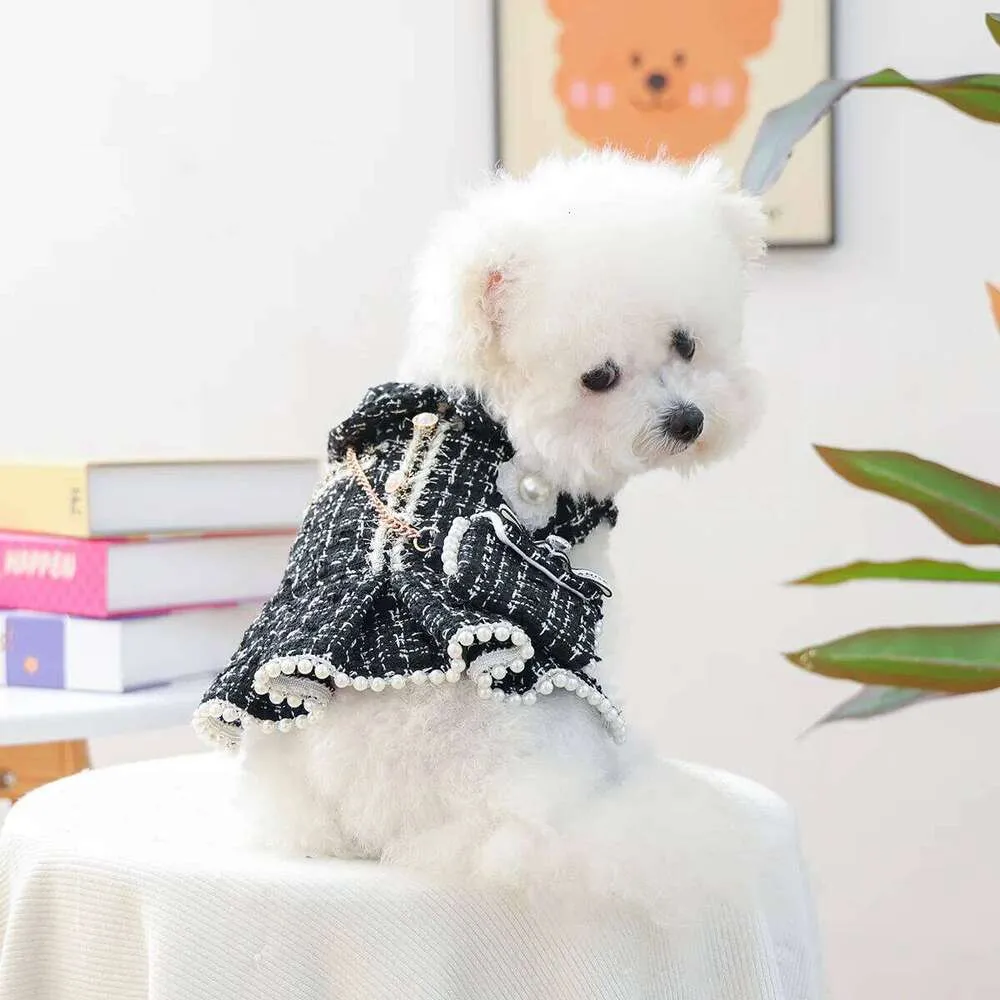 designer dog dresses Nautical Dog Dress with Matching Leash Large
