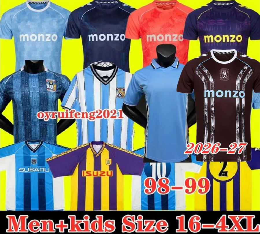 Wright Simms Rudoni Camisetas De Fútbol CoventryS City 2025 2026 Originales Y Resistentes ...