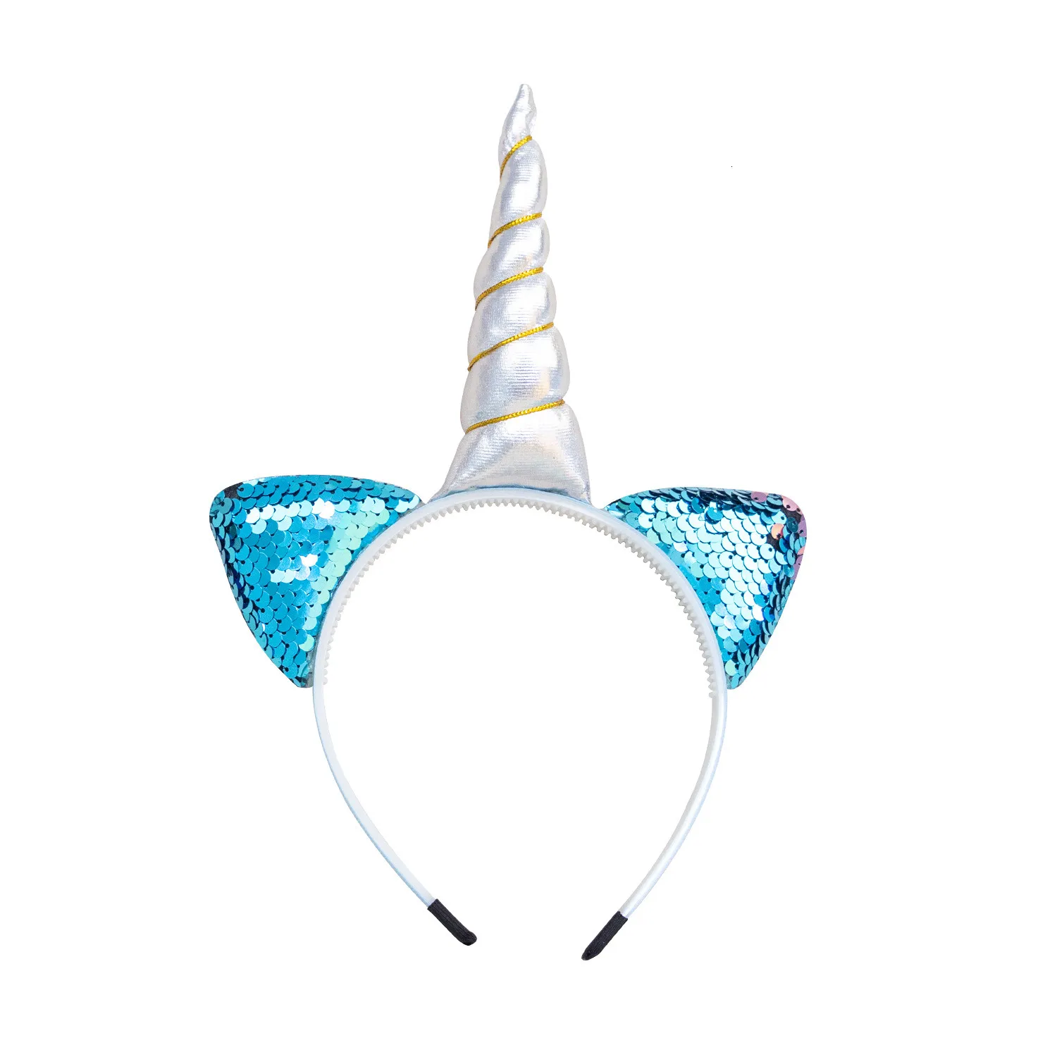 Lot De 10 Bandeaux Licorne – Cornes Dorées Et Serre-tête – Accessoires De Fête Pour Filles – Kits Déguisement