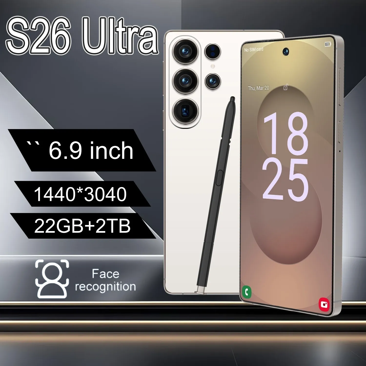 S26 Ultra 5G Smartphone   Snapdragon 8 Elite 12 Core,... 