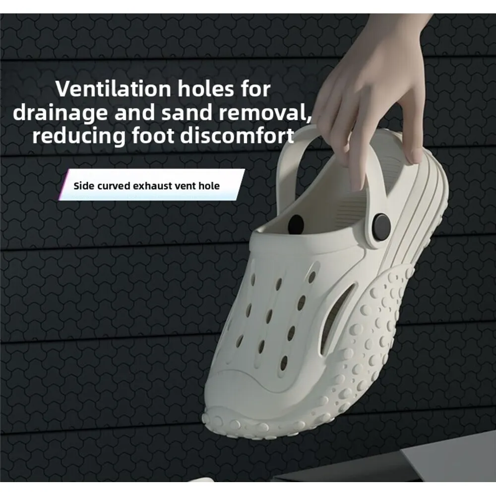 Mens 4cm Thick Sole Cloud Comfort Clogs Multiple Colors Breathable Non Slip Convertible Slides Quick Drying All Purpose_voghion.com