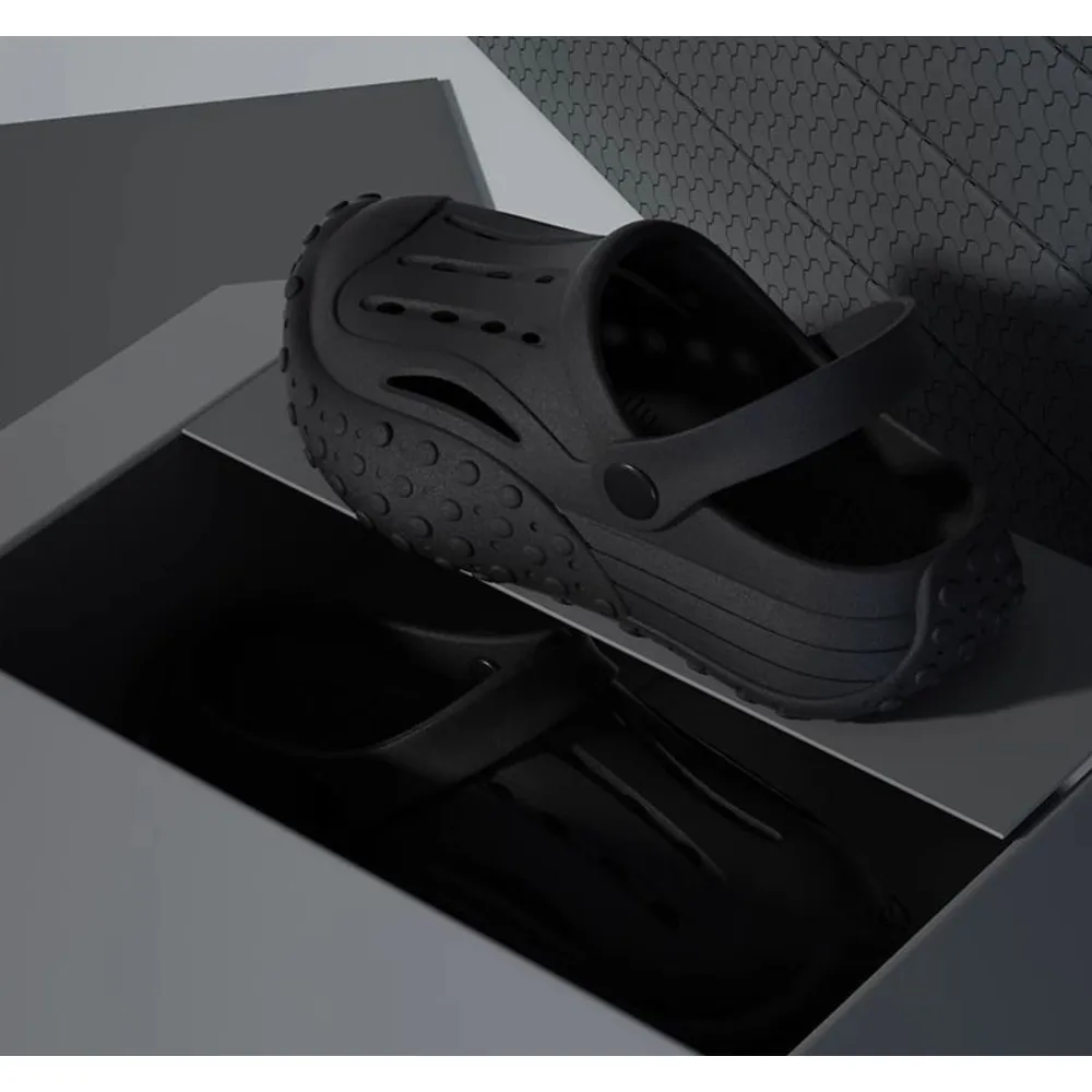 Comfortable Mens Cloud Clogs With Thick Sole Beach Sandals_voghion.com
