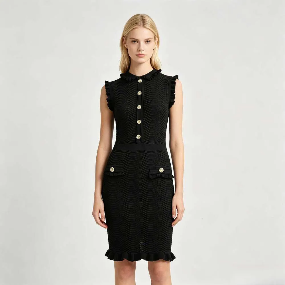 black knitted bodycon midi dress Rhinestone Button Black Knit Dress... From Clothbaby, Rs.2,281.78 vintage cover up
