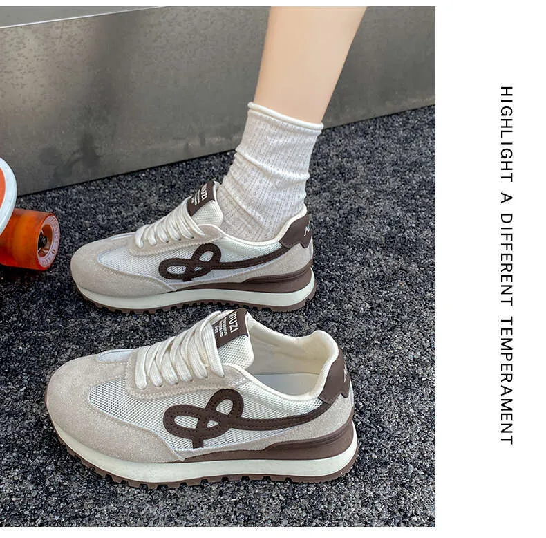 Dames hardloopschoenen van mesh in roze waterdicht met platte zool_voghion.com