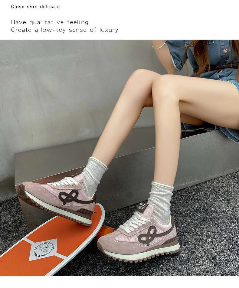 Dames hardloopschoenen van mesh in roze waterdicht met platte zool_voghion.com