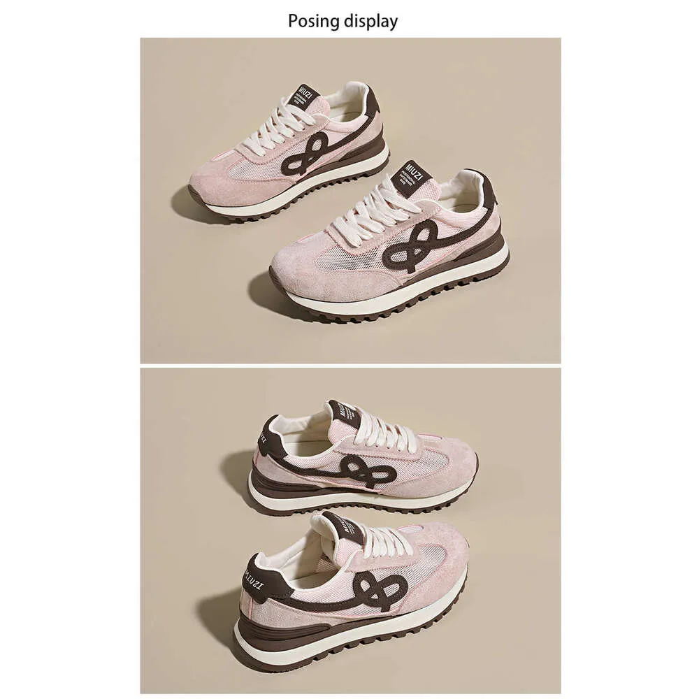 Dames hardloopschoenen van mesh in roze waterdicht met platte zool_voghion.com
