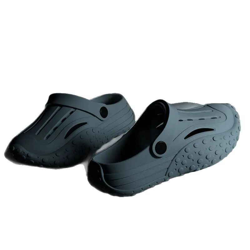 Comfortable Mens Cloud Clogs With Thick Sole Beach Sandals_voghion.com