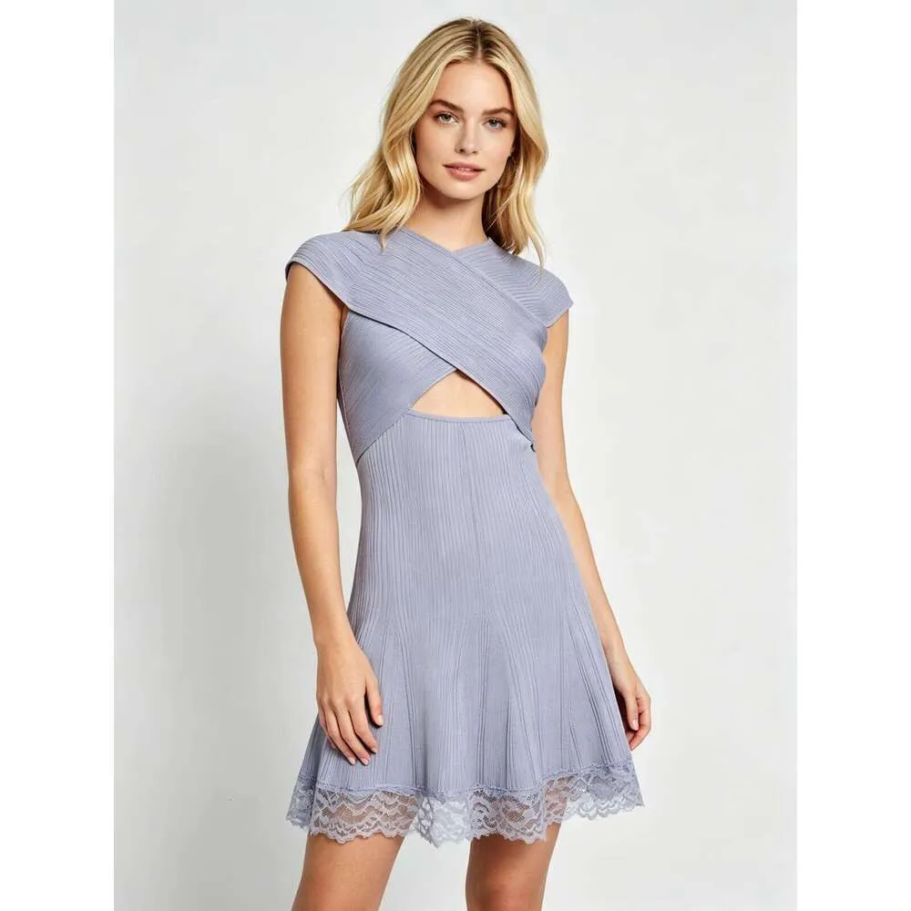light purple casual dress Cotton Short Lilac Purple Casual Dress for Vacations Light Lilac / XSmall