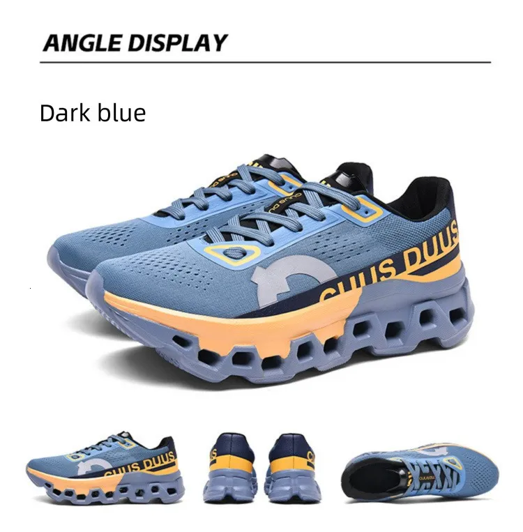 CUUS DUUS Herren Laufschuhe aus atmungsaktivem, perforiertem Mesh in vier Farben mit Hohlprofil-Sohle und stoßdämpfender Sohle – ideal für den Alltag._voghion.com