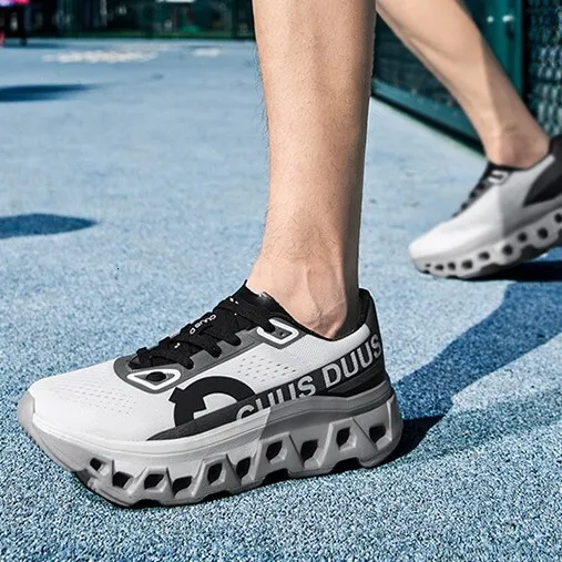 CUUS DUUS Herren Laufschuhe aus atmungsaktivem, perforiertem Mesh in vier Farben mit Hohlprofil-Sohle und stoßdämpfender Sohle – ideal für den Alltag._voghion.com
