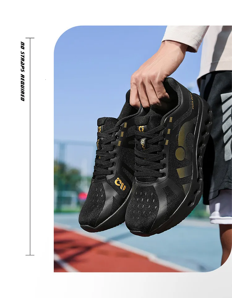 Chaussures de running pour homme en mesh respirant et amorties_voghion.com