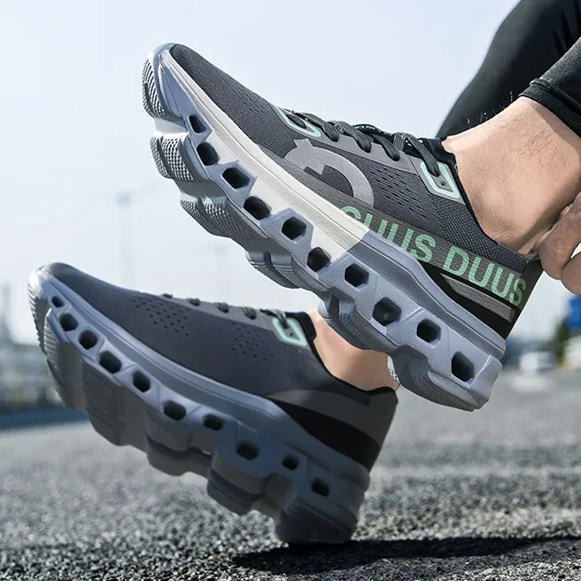 CUUS DUUS Herren Laufschuhe aus atmungsaktivem, perforiertem Mesh in vier Farben mit Hohlprofil-Sohle und stoßdämpfender Sohle – ideal für den Alltag._voghion.com