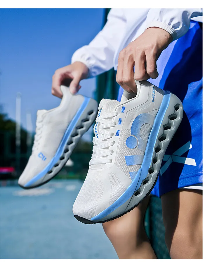 Chaussures de running pour homme en mesh respirant et amorties_voghion.com