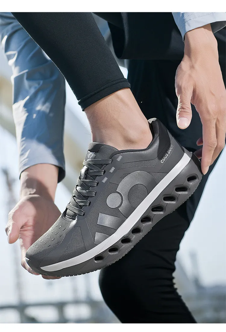 CUUS DUUS Chaussures de ville pour homme, trois couleurs, en mesh respirant, semelle intermédiaire ajourée et semelle extérieure amortissante._voghion.com