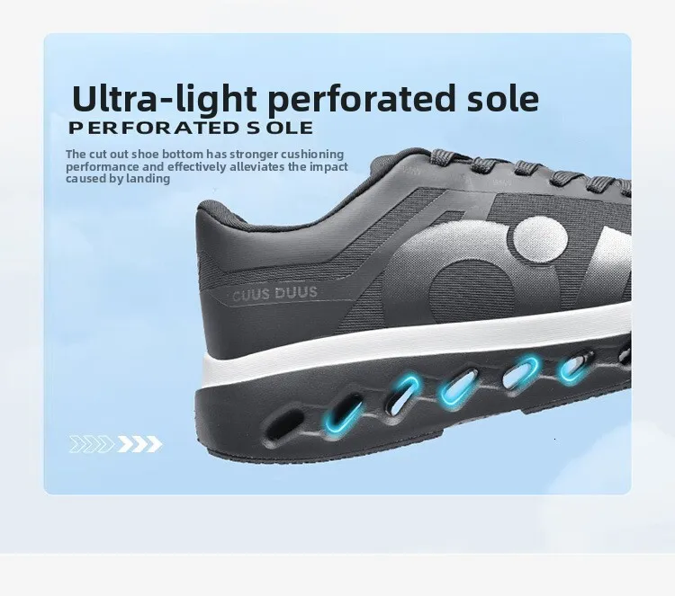 Chaussures de running pour homme en mesh respirant et amorties_voghion.com