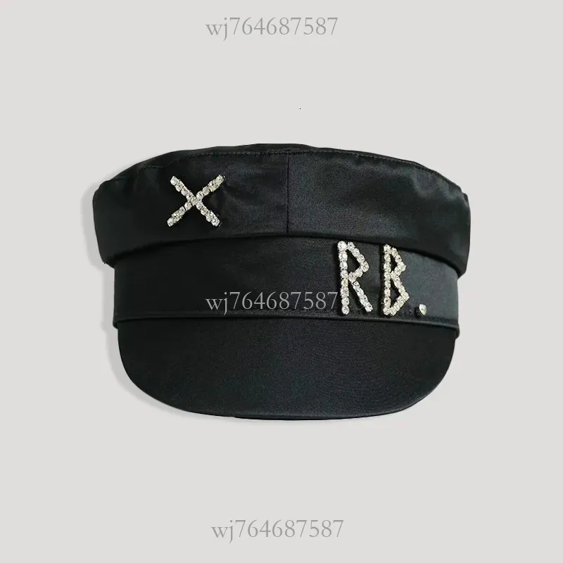 Ruslan Baginsky Black Wool Baker Boy Hat Ruslan Baginskiy Baker Boy Hat - Black | Editorialist main image 3