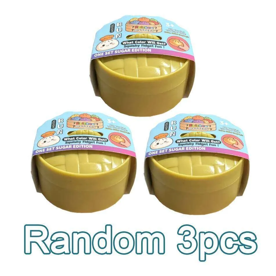 Glitzernde Dumpling Squishies Spielzeug-Box Bun Baozi Dumpling Überraschungsbox