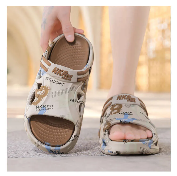 Elegant Women's Brown Rhinestone Flat Sandals With Elastic Strap_voghion.com