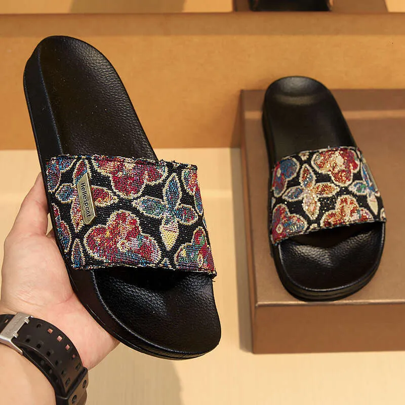 loafers Wool Gray Blue Unisex Mens Flexible Work Up Flat Kitten Heel Round Pointed Toe Eva Rubber Sole Embroidery_voghion.com