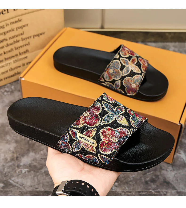 Unisex Wool Loafers Flat Sandals Flexible Gray Blue Rubber Sole_voghion.com