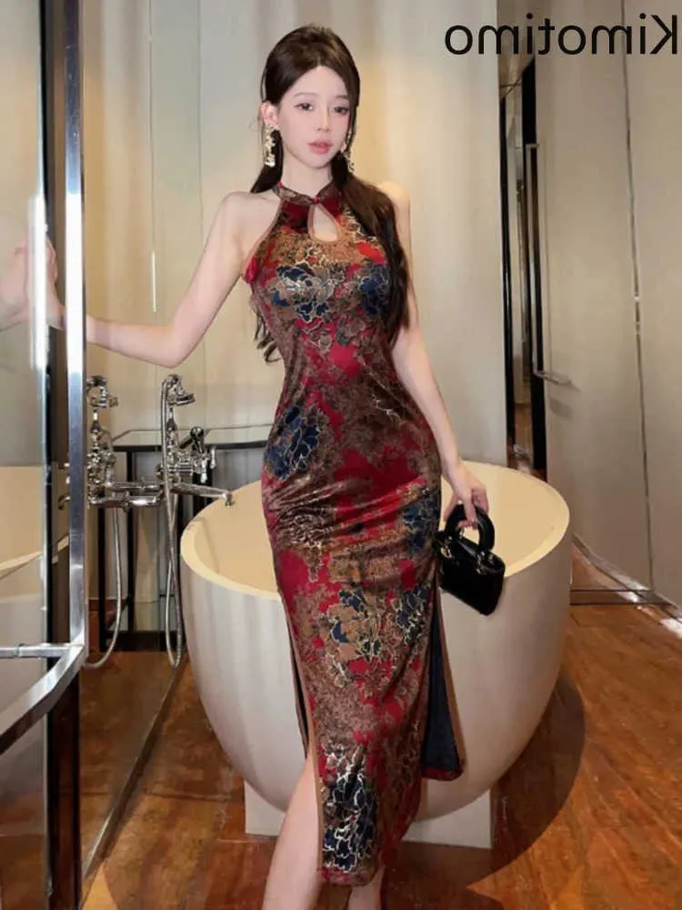 chinese halter dress Backless Qipao, halter Cheongsam, Chinese halter dress, halter qipao