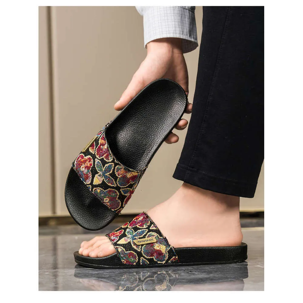 Unisex Wool Loafers Flat Sandals Flexible Gray Blue Rubber Sole_voghion.com