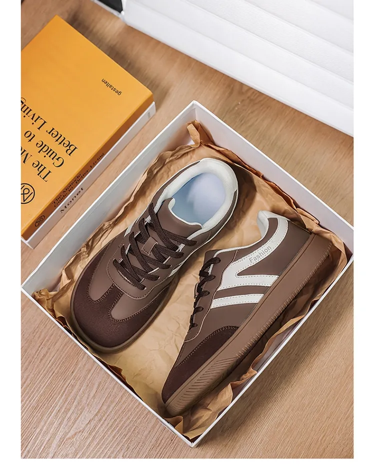 Casual Men's And Women's Retro Training Sneakers Plus Size Wide Feet Shoes_vogvips.com