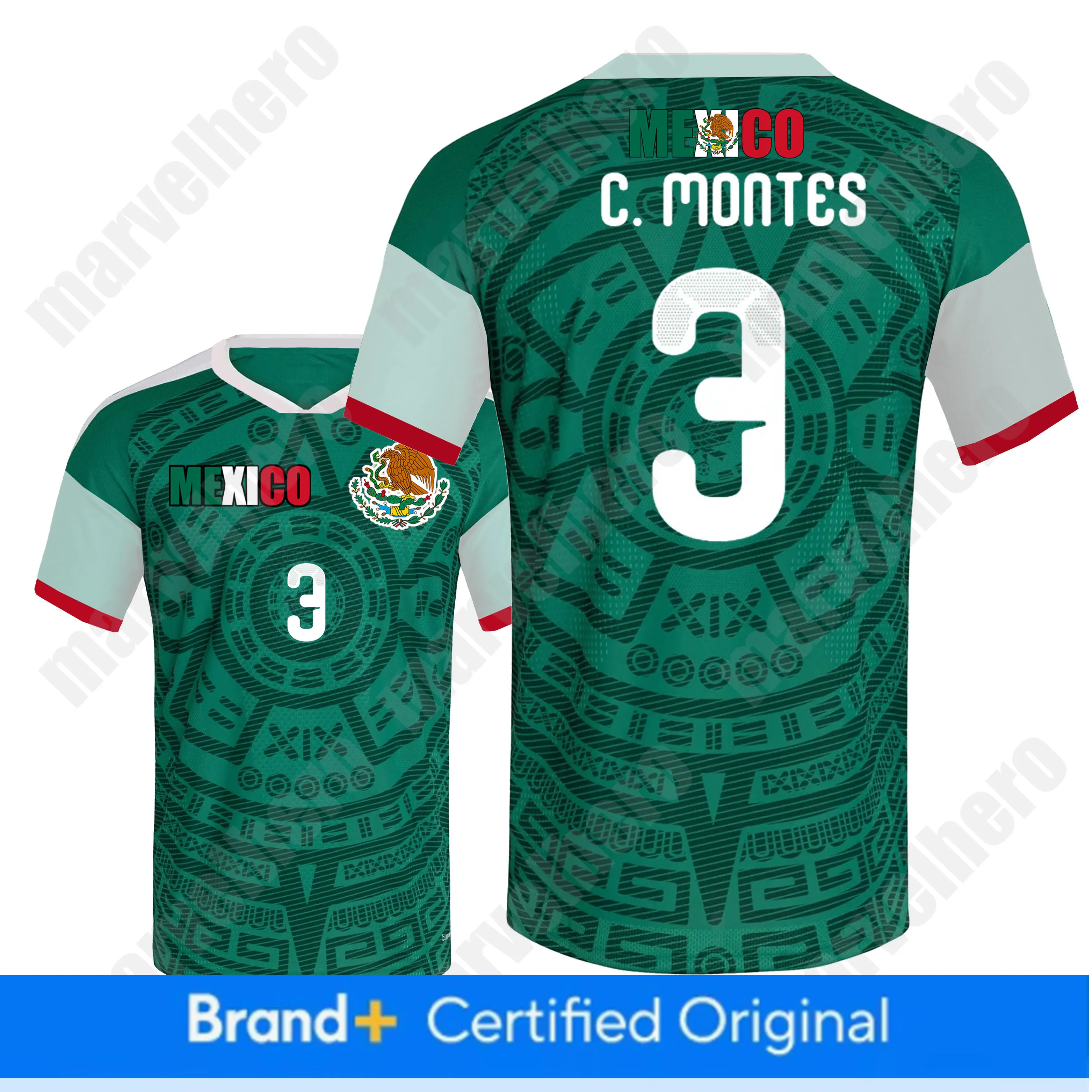 Mexico Cesar Montes NO. 3 World Cup 2026 National From