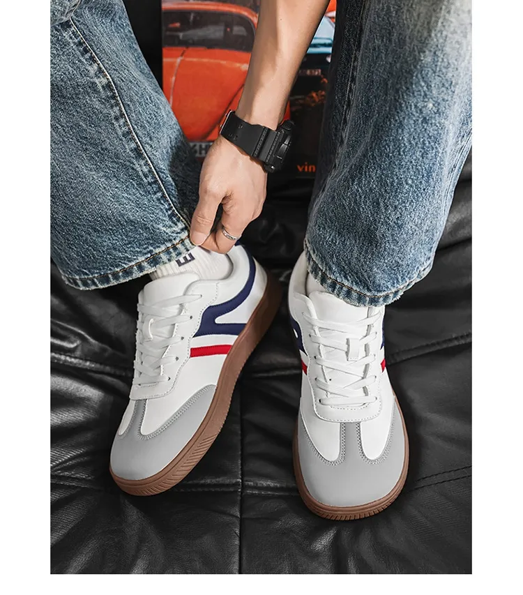 Casual Men's And Women's Retro Training Sneakers Plus Size Wide Feet Shoes_vogvips.com