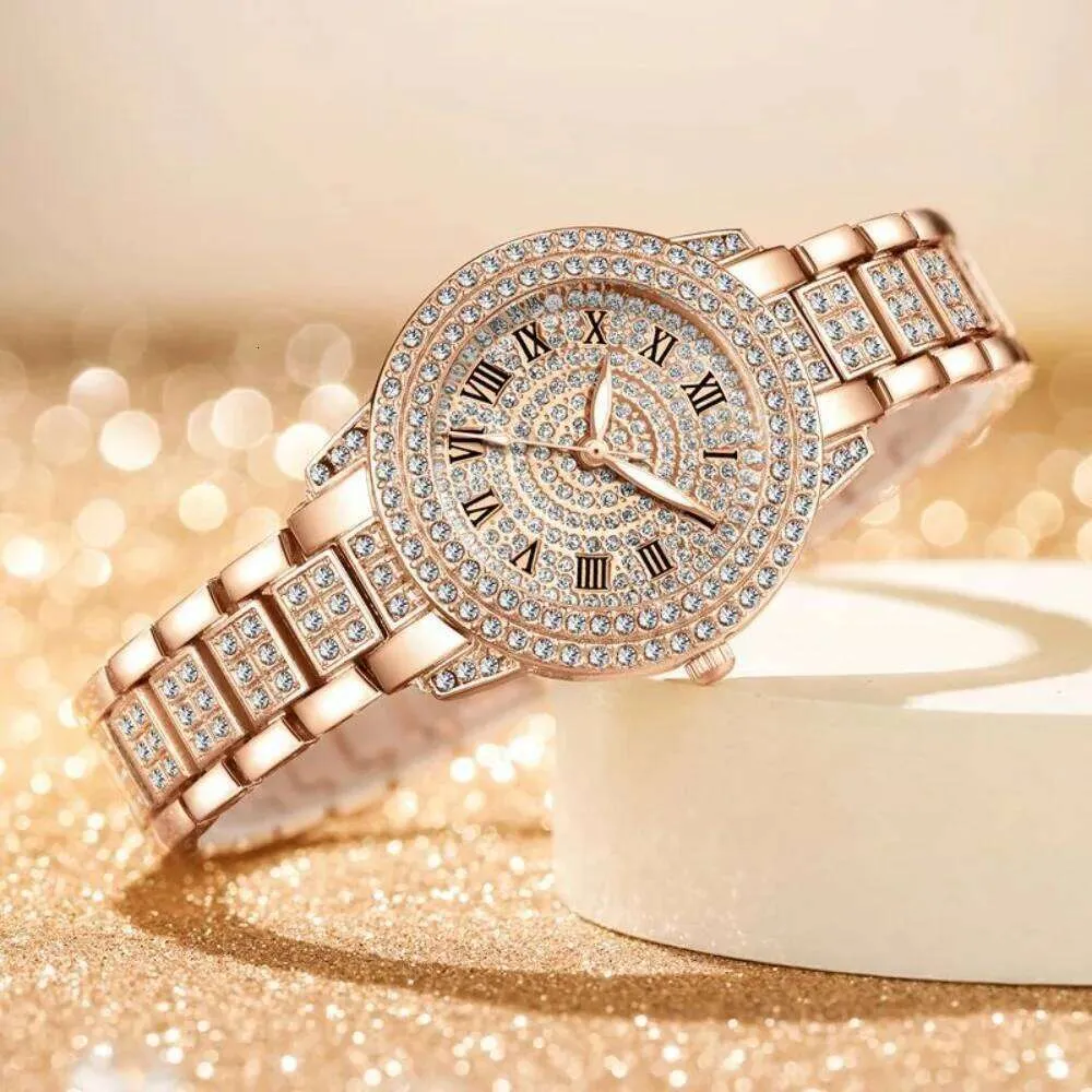 Luxury Crystal Rhinestone Womens Ladies Watches With... From  display picture 1