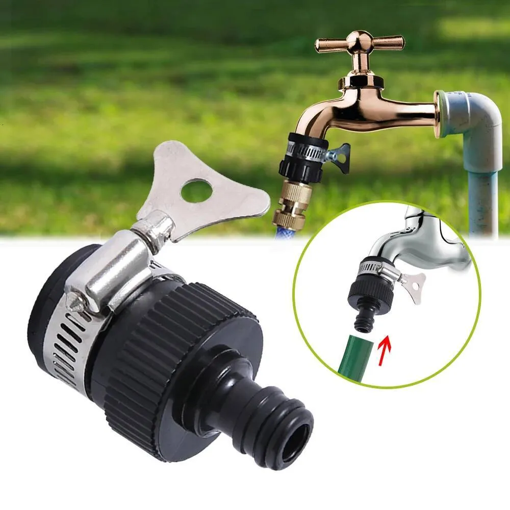Universal Tap Connector Adapter Pipe Quick Joint Adjustable Garden Hose Fitting Black Dropshipping ddmysept