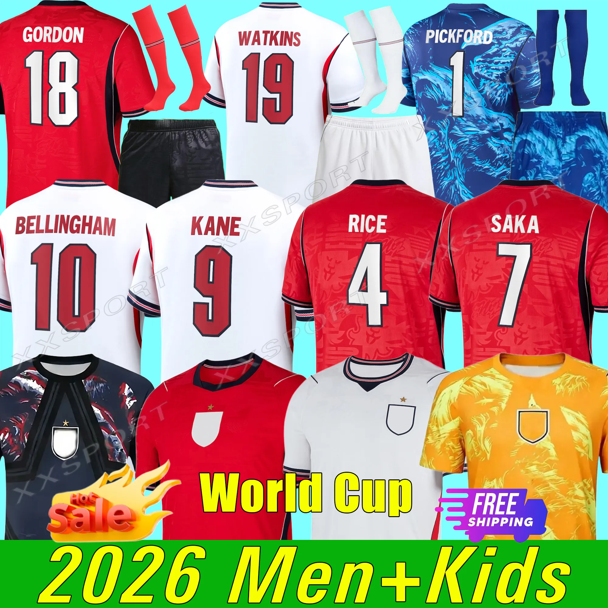 EngLands 2026 World Cup Soccer Jerseys Mens & Kids... From Xxsport, $14 ...
