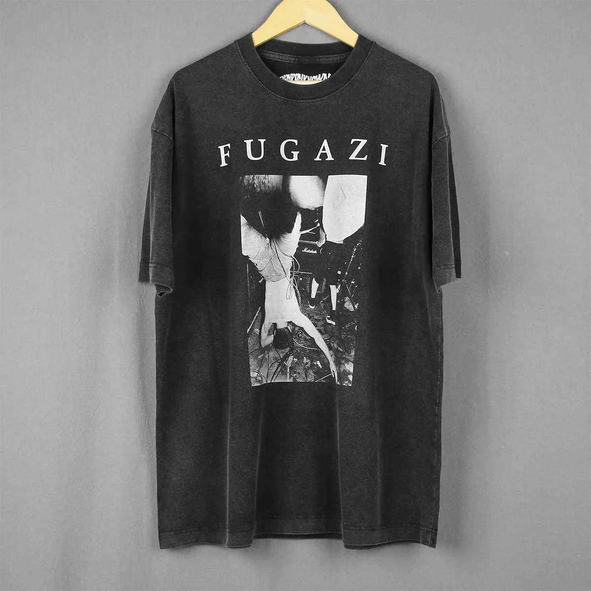 Wholesale Fugazi Punk Vintage Band T Shirts White Cotton From