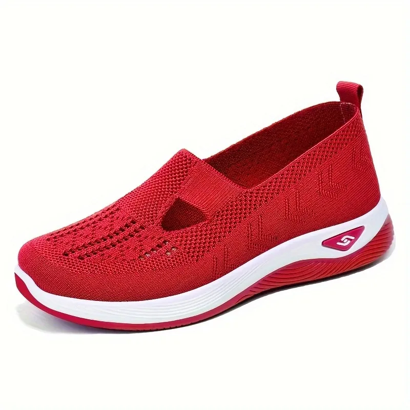 Women's Summer New Breathable Comfortable Mom Soft Sole Casual Mesh Shoes Women's_vogvips.com