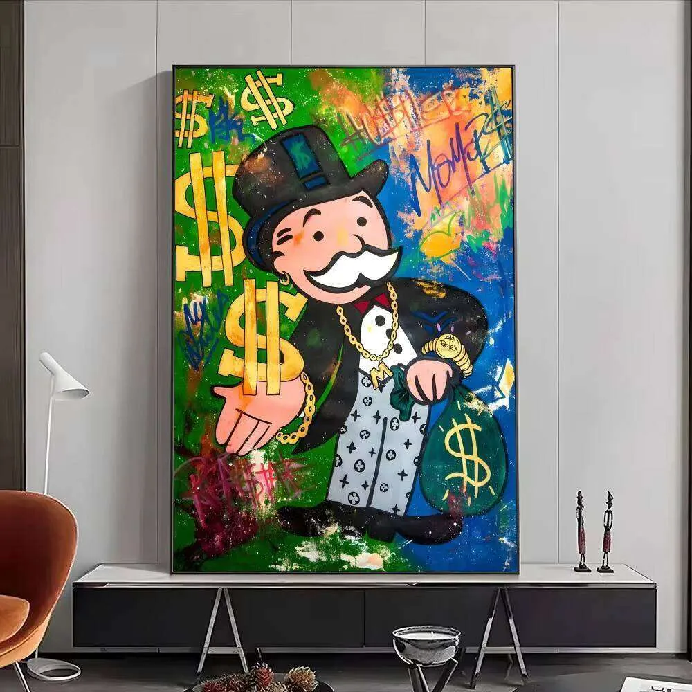 Alec Monopoly High Definition Poster, Modern Wall Art From