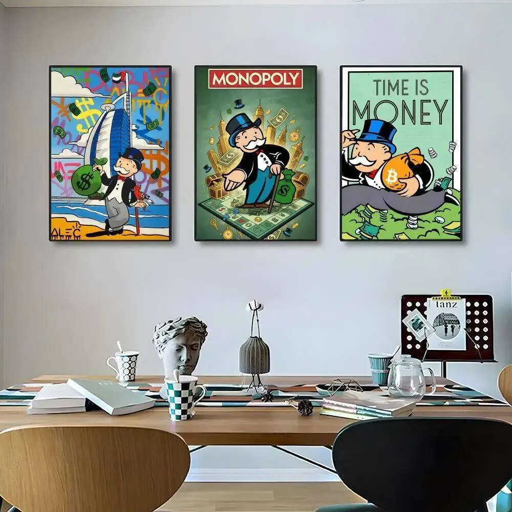 Alec Monopoly High Definition Poster, Modern Wall Art From
