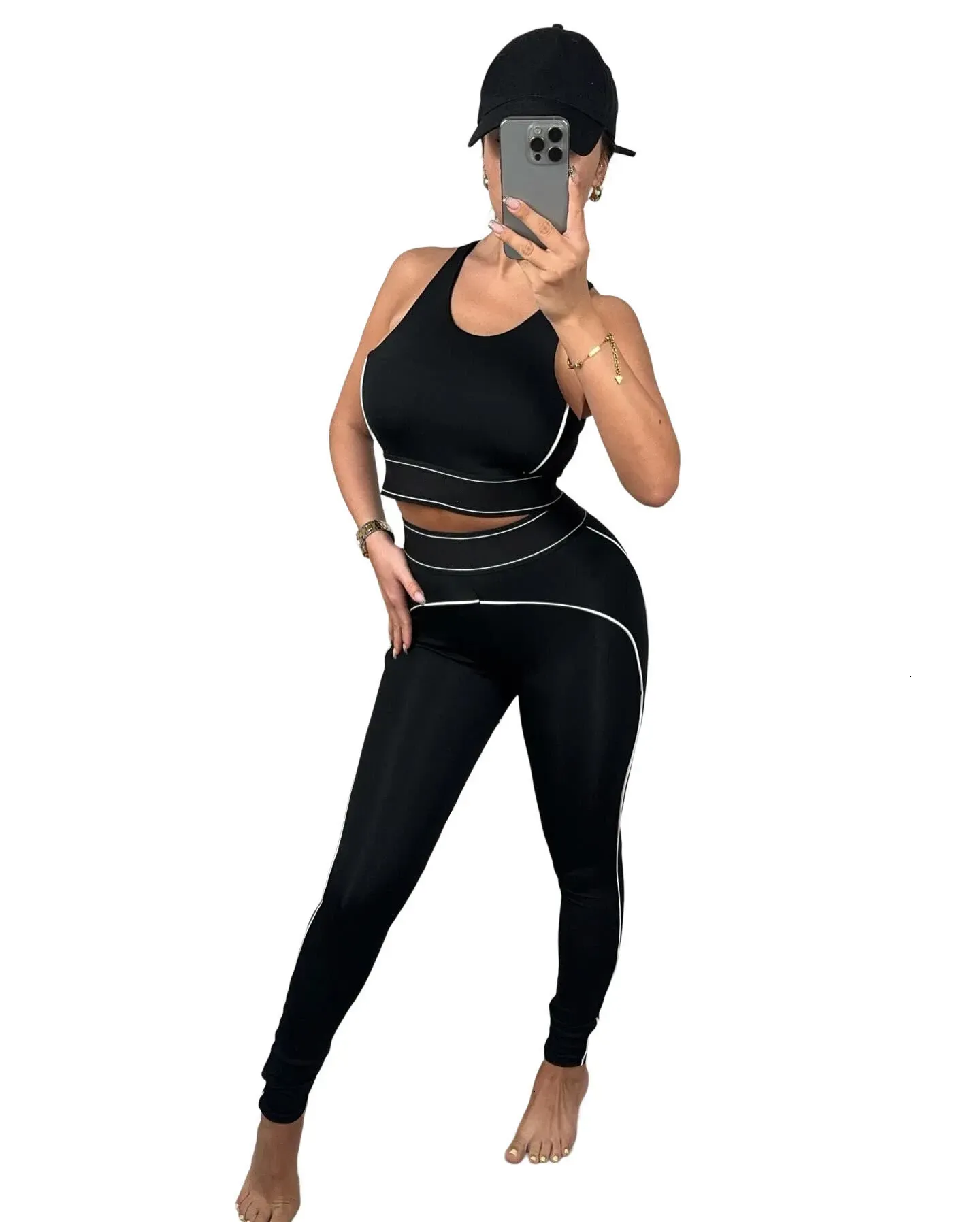 27s Tracksuit Set with Wool Blend Cardigan Top and Ankle-Length Wide-Waisted Pants for Summer from Dhgate Women's Tracksuits