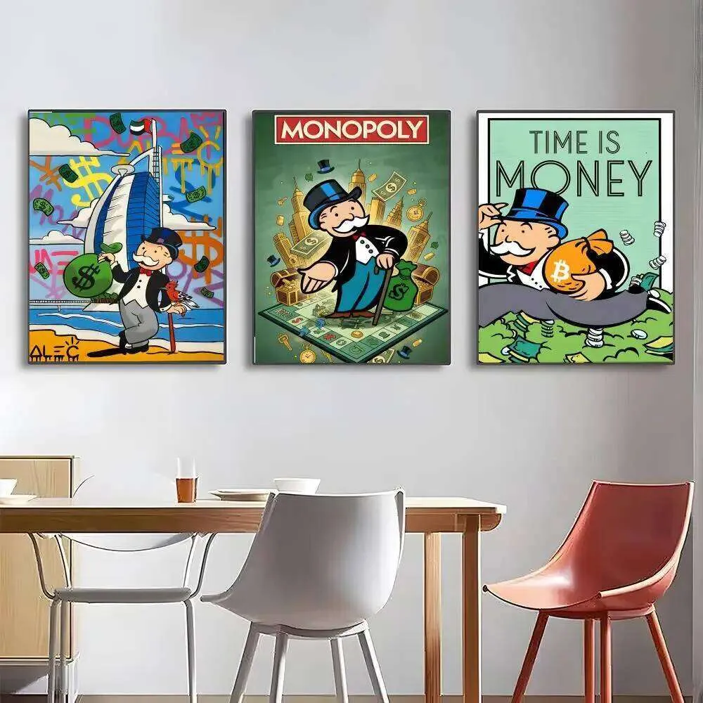 Alec Monopoly High Definition Poster, Modern Wall Art From