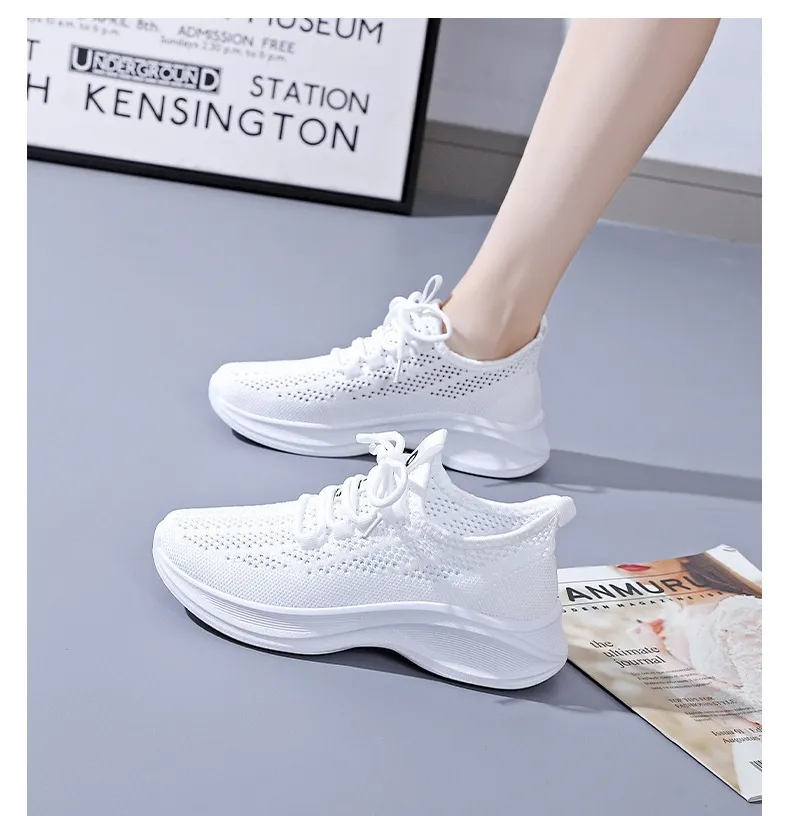 2026 Non Slip Running Sneakers Casual Soft Sole Women's Shoes Summer High End Feel_vogvips.com